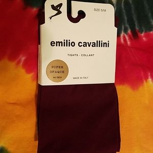 Wine Emilio Cavallini tights